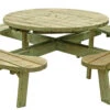 Ellpro Round 8 Seat Picnic Table -Garden Tools Shop 106 222 0 1851 wide