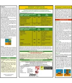 Roundup Tree Stump & Root Killer 250ml 7 Roundup Tree Stump & Root Killer 250ml -Garden Tools Shop 120048 5017676016599 back