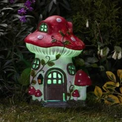 The Elvedon Collection Solar Powered Mush-Room House -Garden Tools Shop 1668354 1020986 3 2 3 600