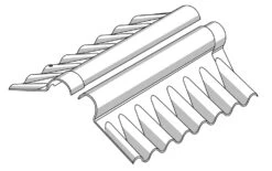 Eternit Profile 3'' 2 Piece Close Fitting Ridge