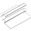 Ridge 2 Section Plain Wing To Suit 6Inch Profile -Garden Tools Shop 2pce pw ridge p3 2d37bf37 93bf 4b4c b1d9 e66a628552cf