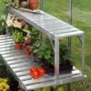 Halls Greenhouse Staging Top Extension 4ft -Garden Tools Shop 70137 aluminium top tier extension