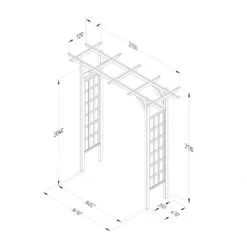 Forest Classic Flat Top Arch -Garden Tools Shop CLAFTA 6 1024x1024 1