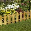 Forest Picket Fence Edging 1 Forest Picket Fence Edging -Garden Tools Shop FPT1M 1 1