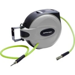 Jefferson 15m 3/8" Auto Retracting Hose Reel With High-Vis Hybrid Hose