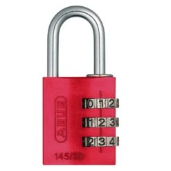 ABUS MyCode Light 145/30 Padlock 30mm -Garden Tools Shop abus 145 30 red c 1 1