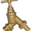 1/2" Hose Union Bibcock & Double Check Valve -Garden Tools Shop bfhubdc d 1