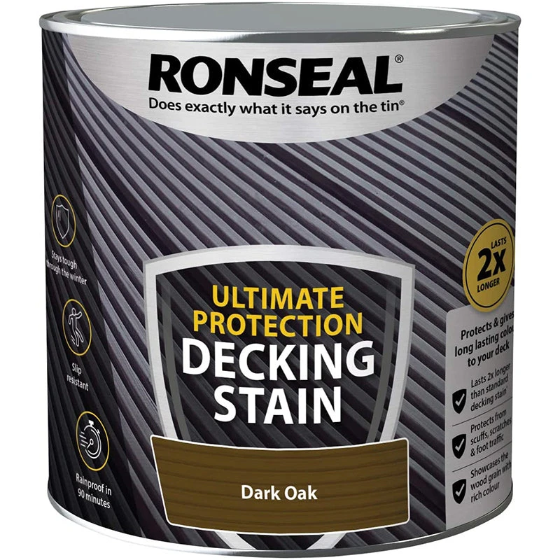 Ronseal Ultimate Protection Decking Stain 2.5L 4 Ronseal Ultimate Protection Decking Stain 2.5L - Image 2