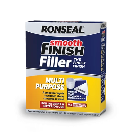 Ronseal Multi Purpose Powder Smooth Finish Filler 500g + 50% 3 Ronseal Multi Purpose Powder Smooth Finish Filler 500g + 50%