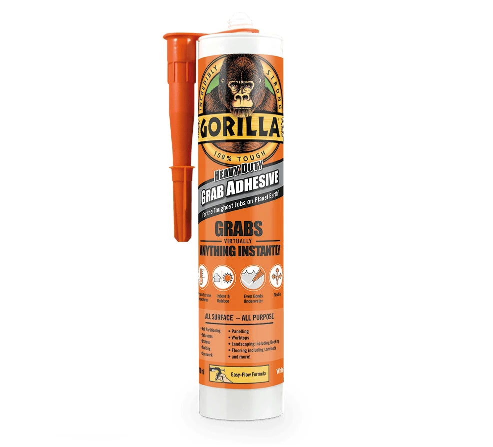 Gorilla Glue Grab Adhesive Heavy Duty White 3 Gorilla Glue Grab Adhesive Heavy Duty White