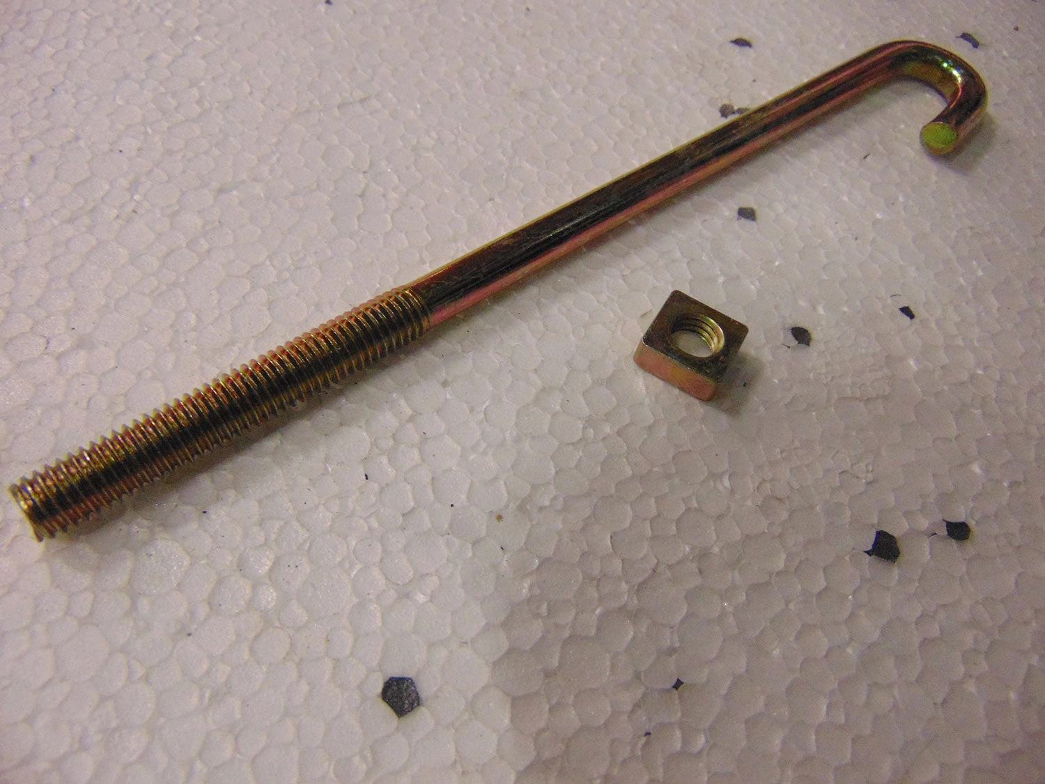 Bolt Hook & Nut M8 X 180 - Per 10 3 Bolt Hook & Nut M8 X 180 - Per 10