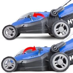 Hyundai HYM40LI380P Cordless Roller Lawn Mower 38cm - Battery & Charger -Garden Tools Shop hym40li380p 10 60497