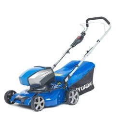 Hyundai HYM40LI420P Cordless Push Lawn Mower 42cm - Battery & Charger -Garden Tools Shop hym40li420p 03 51634