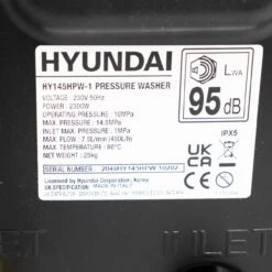 Hyundai HY145HPW-1 2100psi Power Jet Washer -Garden Tools Shop hyundai 2100psi 145bar hot pressure washer 80c 2.3kw power washer or hy145hpw 1 58128