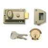 Yale YALP77ENBPB P77 Traditional Nightlatch ENB/PB Cylinder 60mm Backset Visi