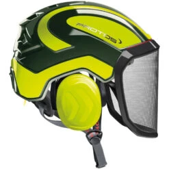 Protos Integral Arborist Helmet -Garden Tools Shop protos integral arborist helmet olive yellow pts 205002 10 102
