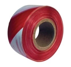 Empire PVC Hazard Floor Marking Tape Red & White 50mm X 33m