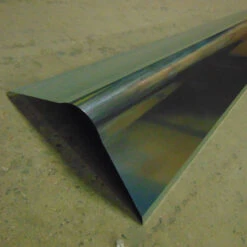 Galvanised Roll-Top Ridge Cap Flashings 3m