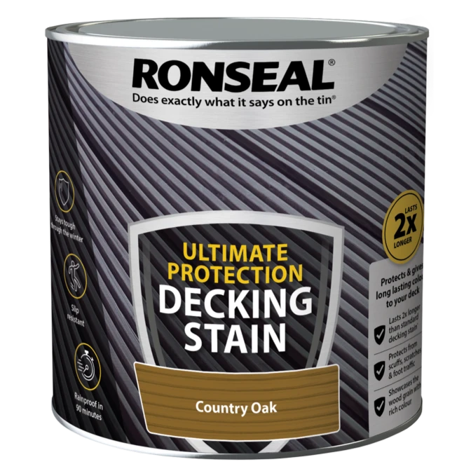 Ronseal Ultimate Protection Decking Stain 2.5L 3 Ronseal Ultimate Protection Decking Stain 2.5L