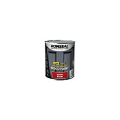 Ronseal 10-Year Weatherproof Satin Wood Paint 750ml 9 Ronseal 10-Year Weatherproof Satin Wood Paint 750ml -Garden Tools Shop ronseal red gloss 10 year weatherproof exterior paint 750ml