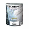 Ronseal One Coat Stain Block -Garden Tools Shop ronseal stain block white 750ml