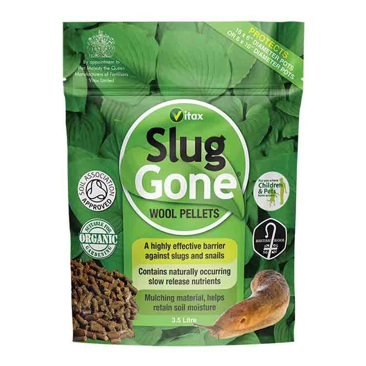Vitax Slug Gone Wool Pellets 3.5L 3 Vitax Slug Gone Wool Pellets 3.5L
