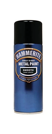 Hammerite Direct To Rust Metal Paint - Smooth Finish Aerosol In White 400ml
