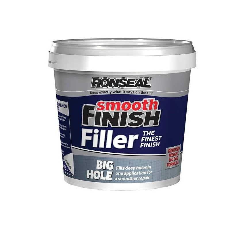 Ronseal Big Hole Smooth Finish Filler 1.2L 3 Ronseal Big Hole Smooth Finish Filler 1.2L