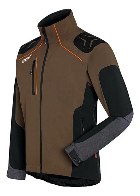 STIHL ADVANCE X-SHELL Jacket Peat & Black 3 STIHL ADVANCE X-SHELL Jacket Peat & Black