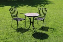 Europa Leisure Ondara Bistro Table & 2 Malaga Chairs -Garden Tools Shop table 2 seat b