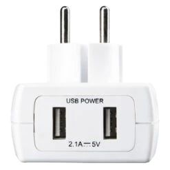 Masterplug USB Travel Adaptor UK - EUR -Garden Tools Shop tausbeur zoom3