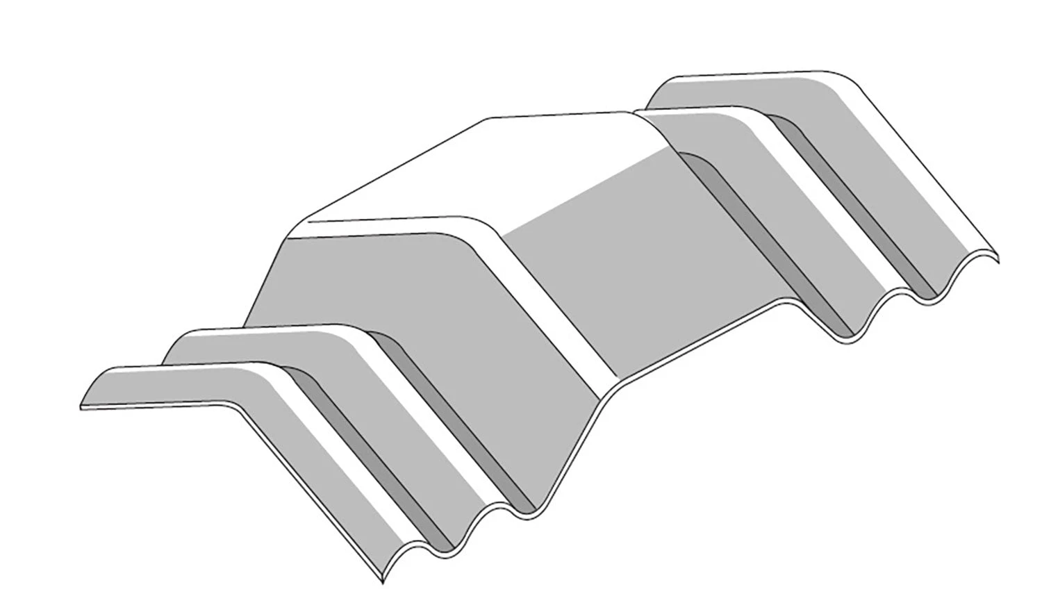 Eternit 6'' Vented Cranked Crown Sheet 900mm 15 Degree 3 Eternit 6'' Vented Cranked Crown Sheet 900mm 15 Degree