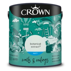 Crown Paints Walls & Ceilings Matt Emulsion Paint - Greens